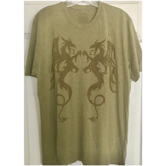 Short Sleeve Dragon Tee, L - Picture 3 of 4